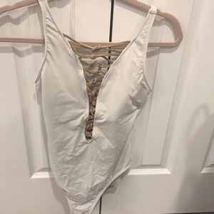 One piece bathing suit